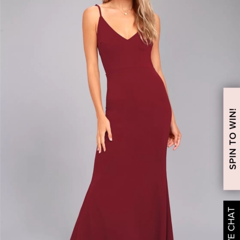 Lulus spaghetti strap long dress